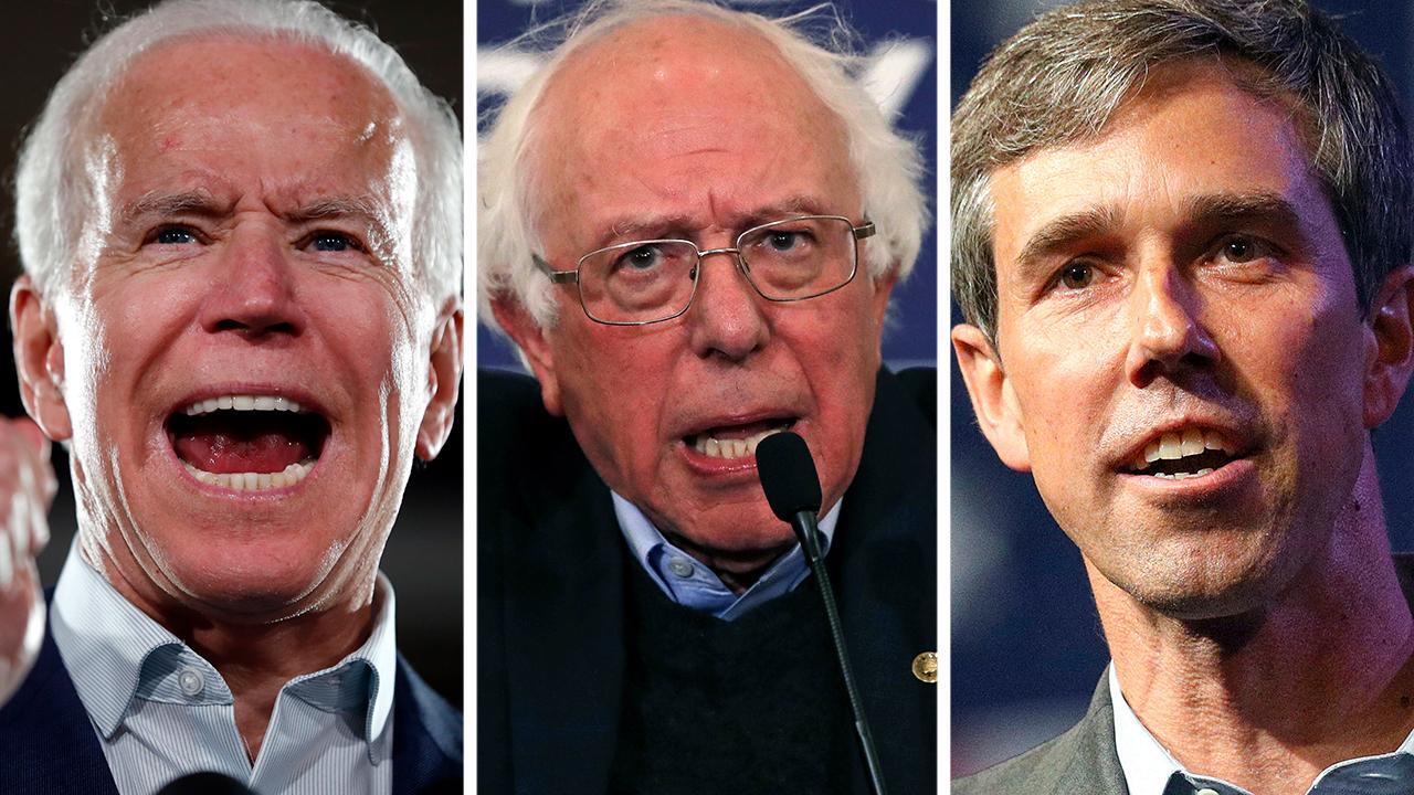 Biden, Bernie and O’Rourke lead 2020 Dem field