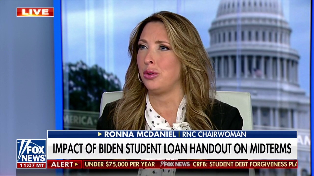 Ronna McDaniel: Americans recognize the lack of fairness with student loan handouts