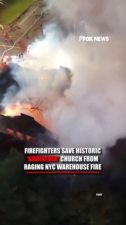 Staten Island firefighters save historic church seen in the 'Godfather' from fire