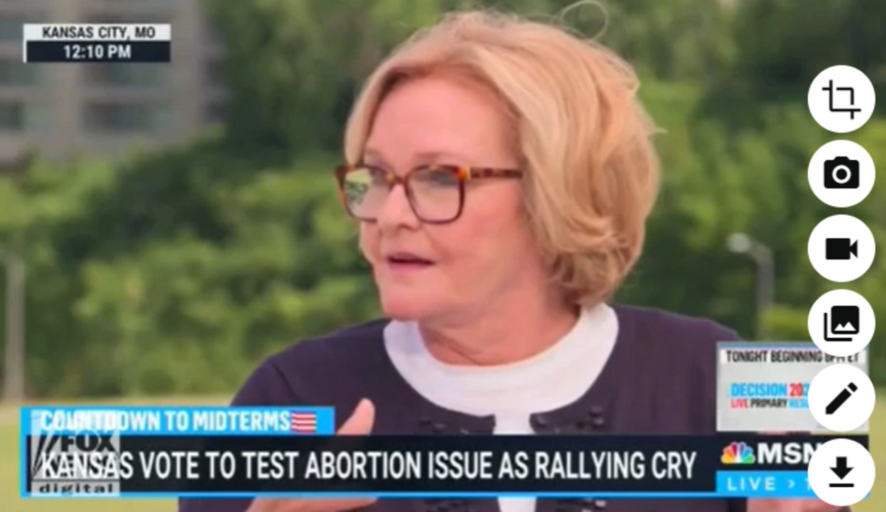 MSNBC analyst Claire McCaskill: Republicans want ‘dogs sniffing women at airports' to stop abortions