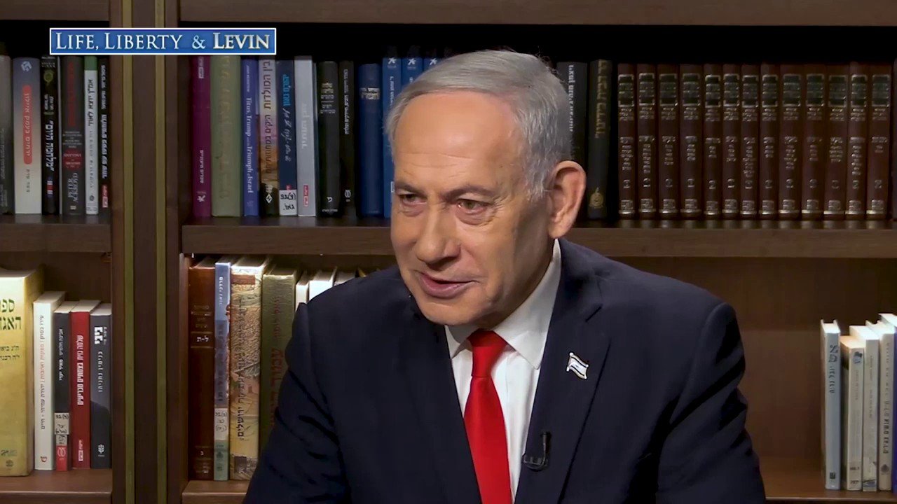 Netanyahu says if he is re-elected, his partnership with Trump will bring peace