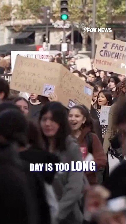 Paris student protests turn violent as clashes with police erupt over school system