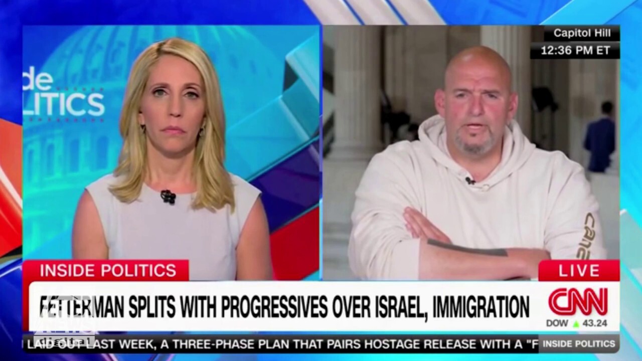 Sen. Fetterman tells CNN he's 'not a progressive,' says the label left him 