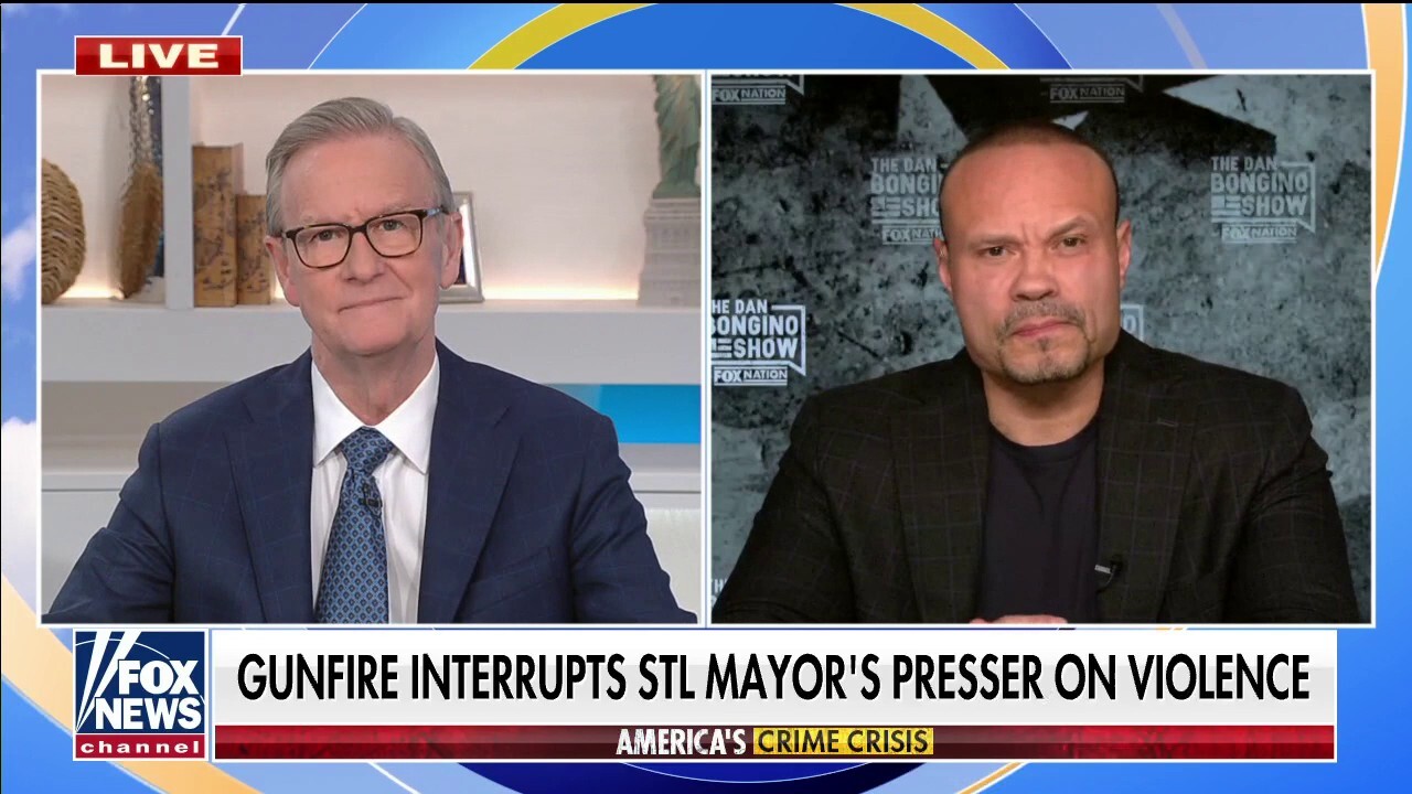 Dan Bongino reacts to gunfire during St. Louis mayor's press conference: They 'choose' not to stop it