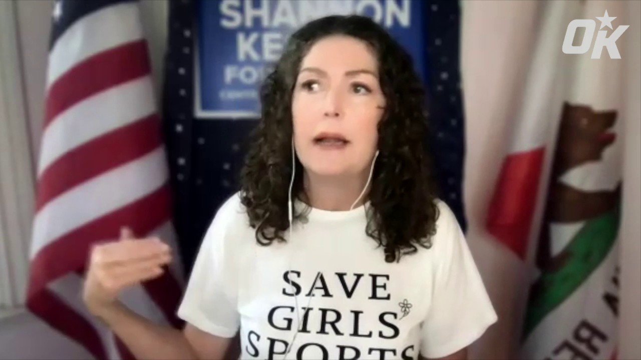 Republican candidate for California Assembly Shannon Kessler says her 'Save Girls Sports' shirt resulted in public being forced out of meeting