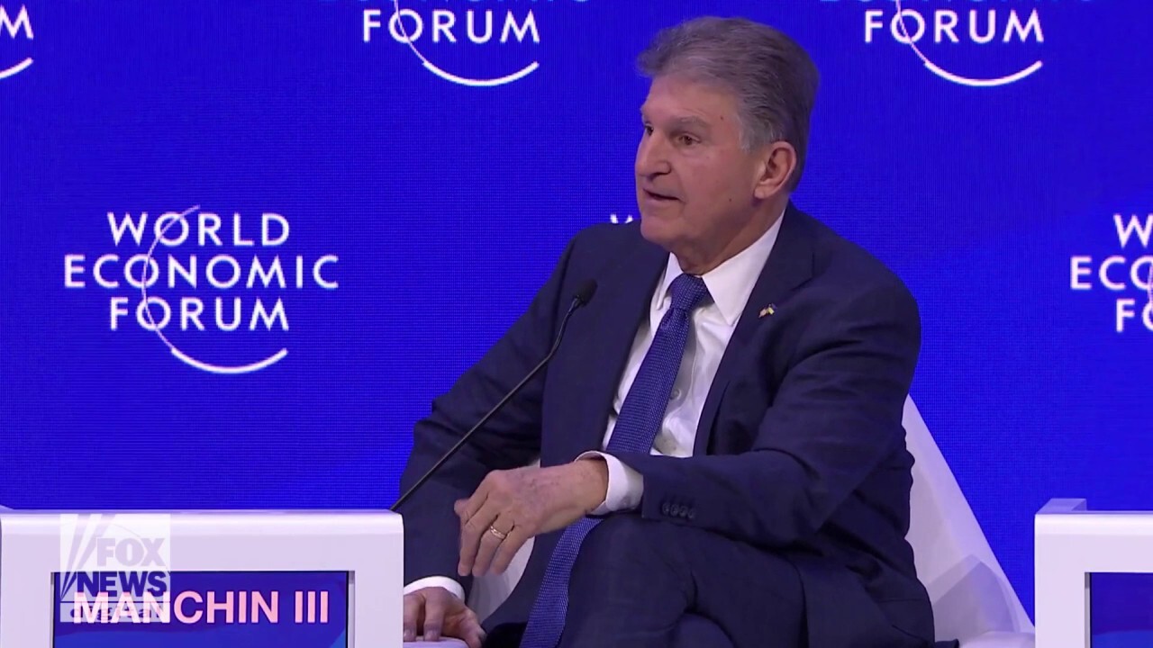 At the World Economic Forum in Davos, Switzerland, Sen. Joe Manchin, D-W.V., slammed the "open press system" in the U.S. during a panel discussion with other American politicians. 