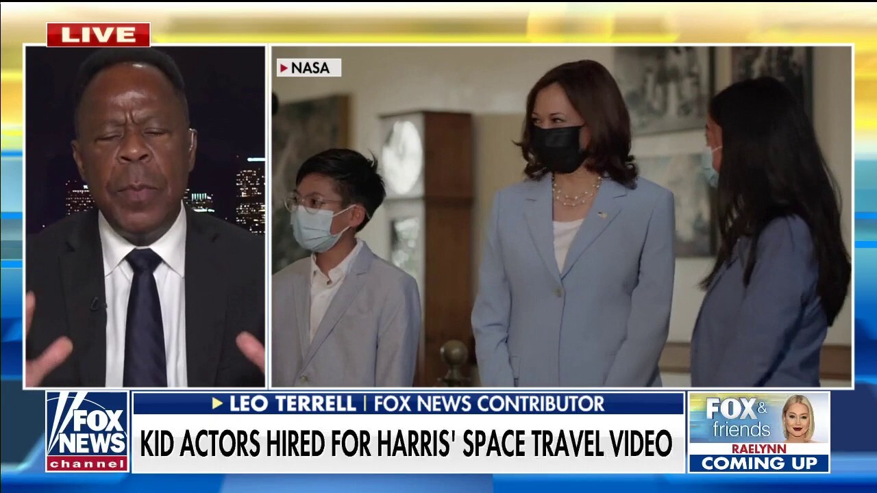 Kid actors hired for VP Kamala Harris’ space travel video