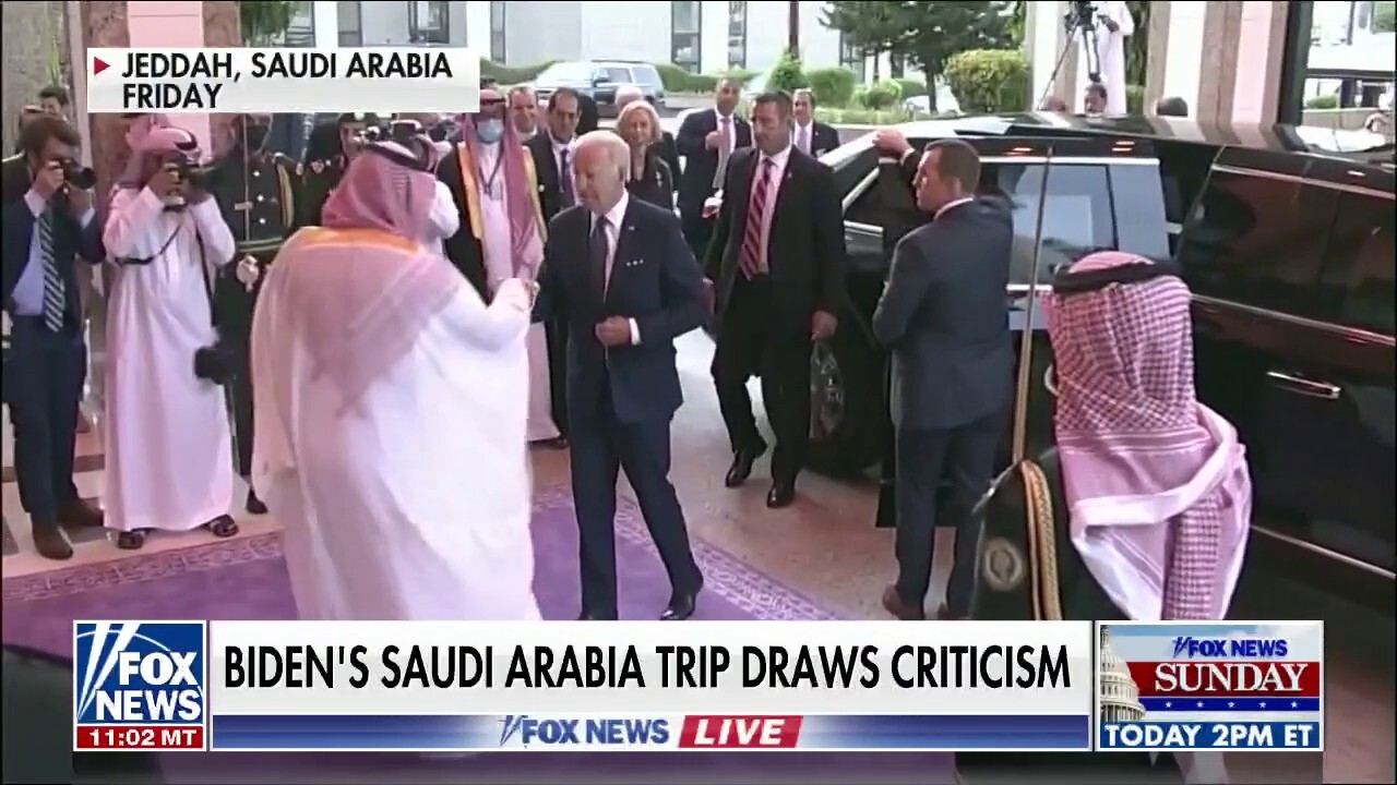 Biden takes heat for fist bump with Saudi prince, Israel relations claims after controversial Saudi trip 