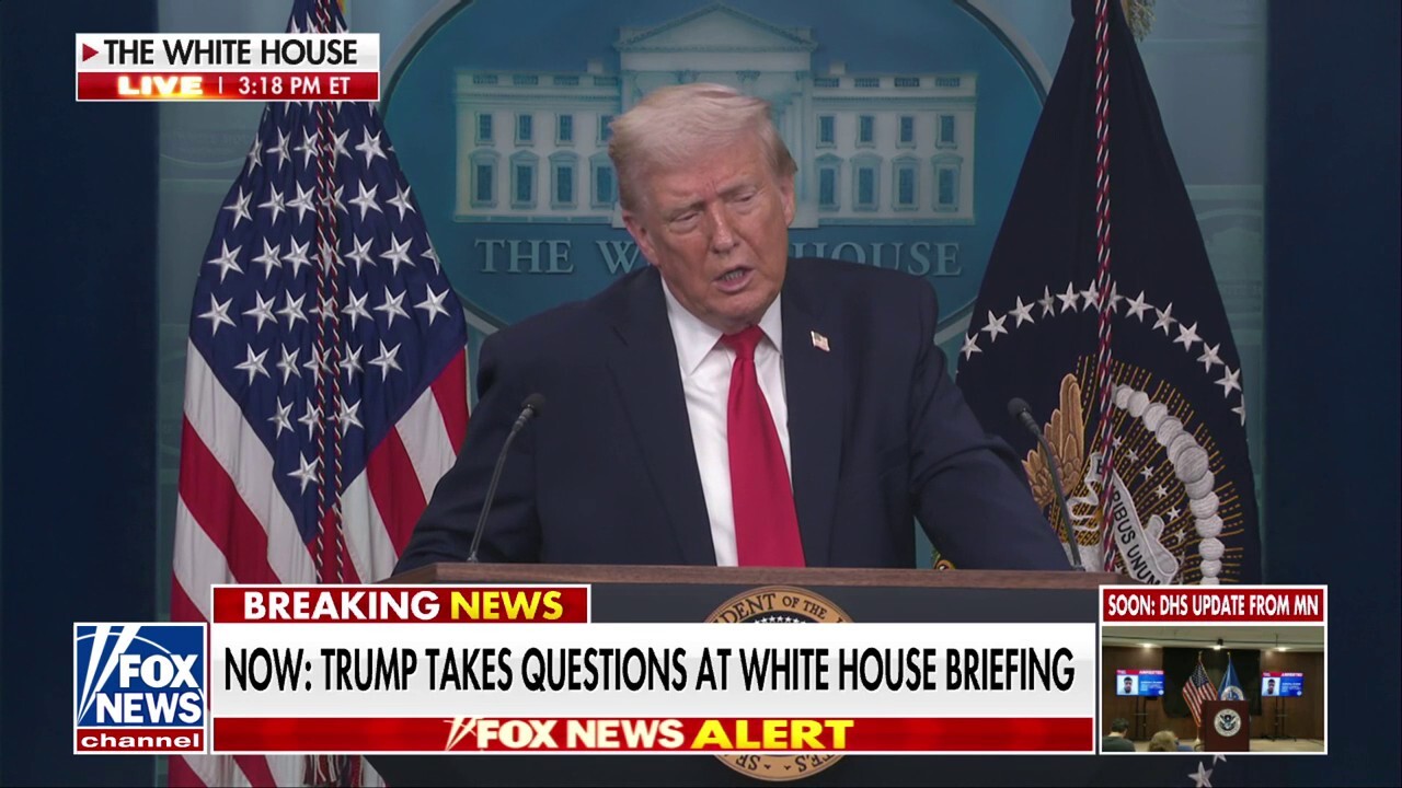 President Donald Trump said that his current negotiation path regarding the acquisition of Greenland is the ‘least complicated’ route at a White House press conference. 