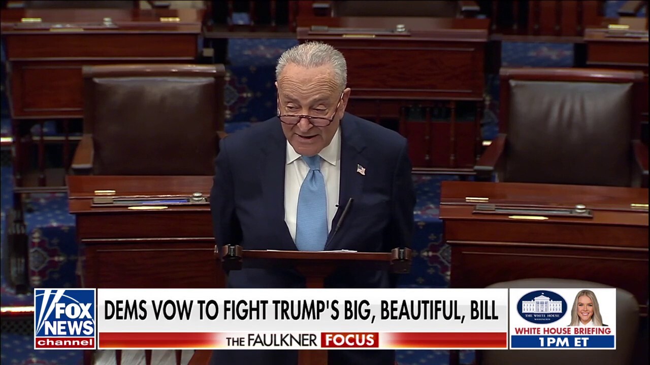 Sen Chuck Schumer says Democrats will fight Trump's bill 'tooth and nail'