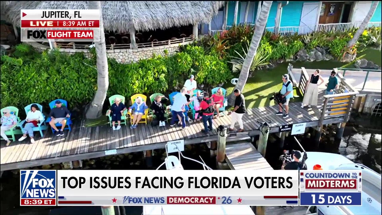 Florida voters sound off on the economy, socialism as early voting begins