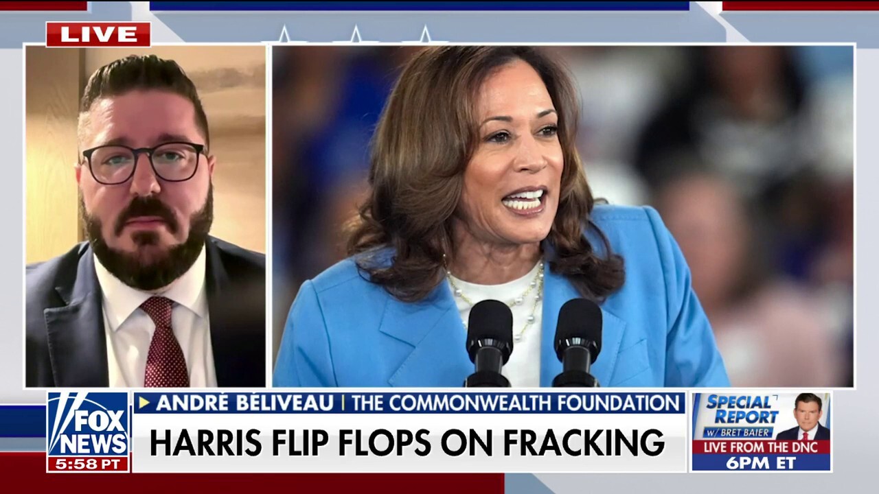 Kamala Harris under scrutiny for supporting bans on fracking, offshore drilling