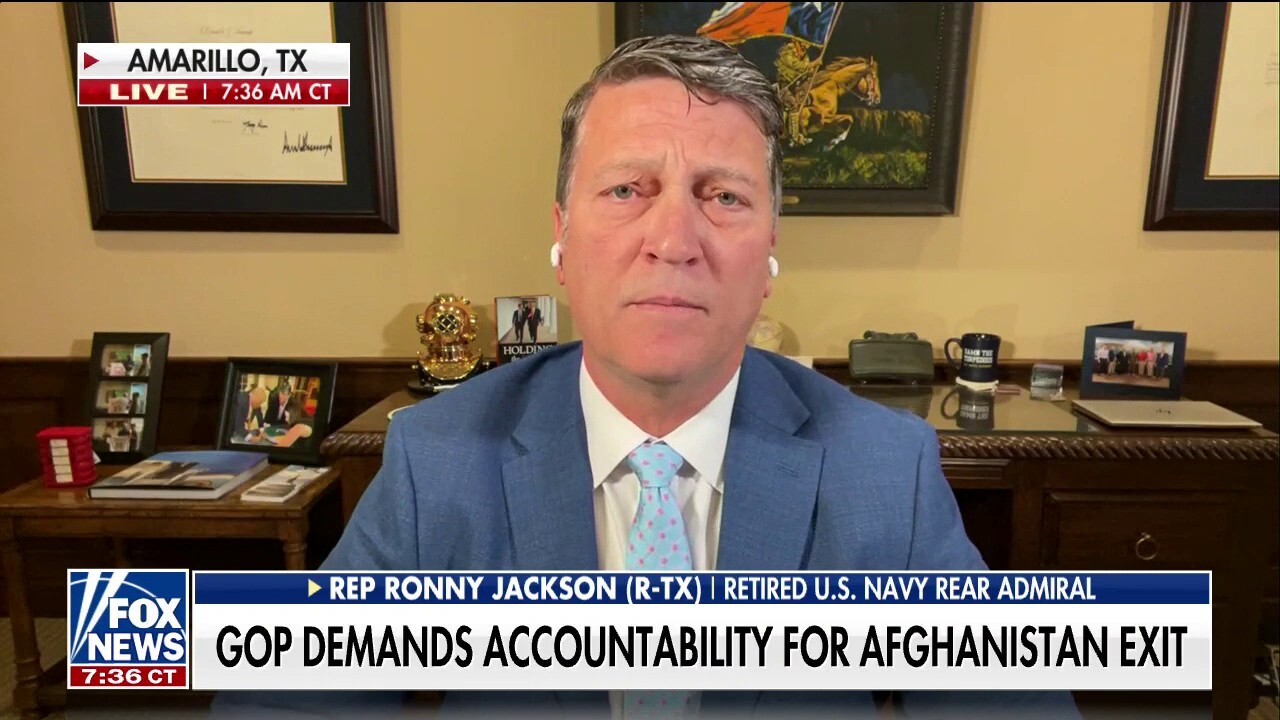 Ronny Jackson: Someone must be held accountable for Afghan withdrawal