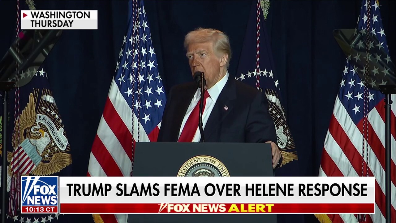 Trump considers shutting down FEMA as Kristi Noem meets Hurricane Helene survivors