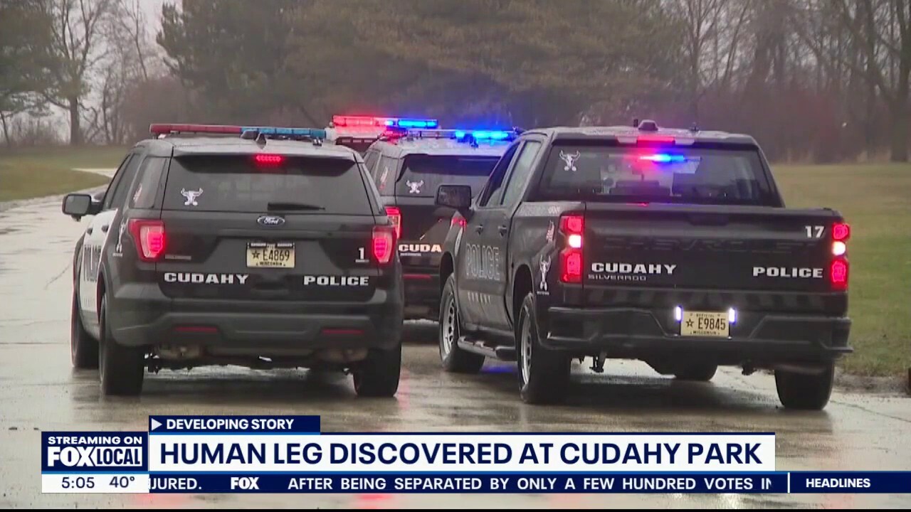 Human leg found inside Milwaukee area park