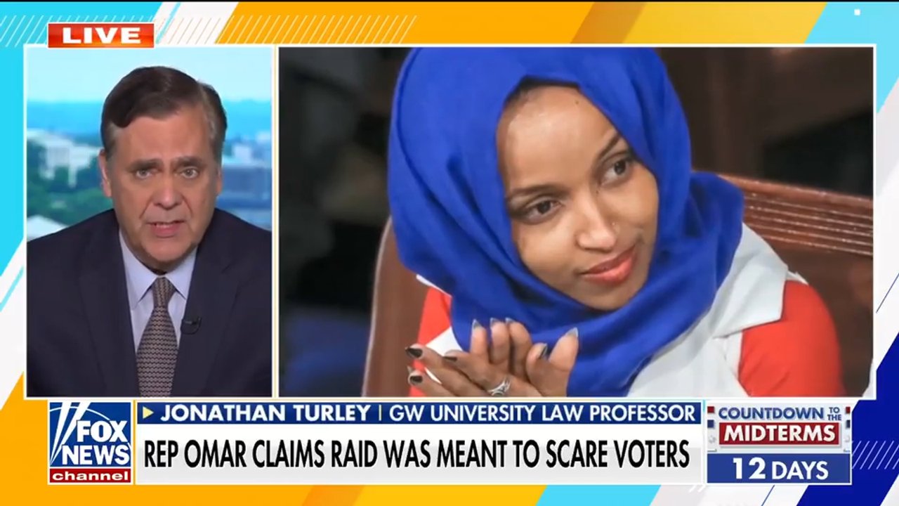 'There's a lack of transparency': Jonathan Turley on Rep Ilhan Omar