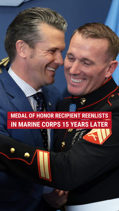 Medal of Honor recipient Dakota Meyer reenlists successful  Marine Corps 15 years later