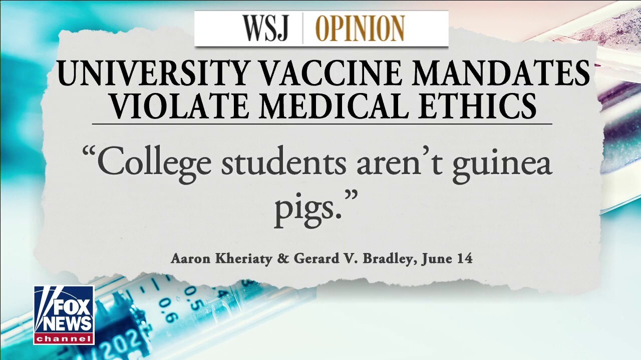 College COVID mandates represent form of 'medical authoritarianism': Dr. Kheriaty