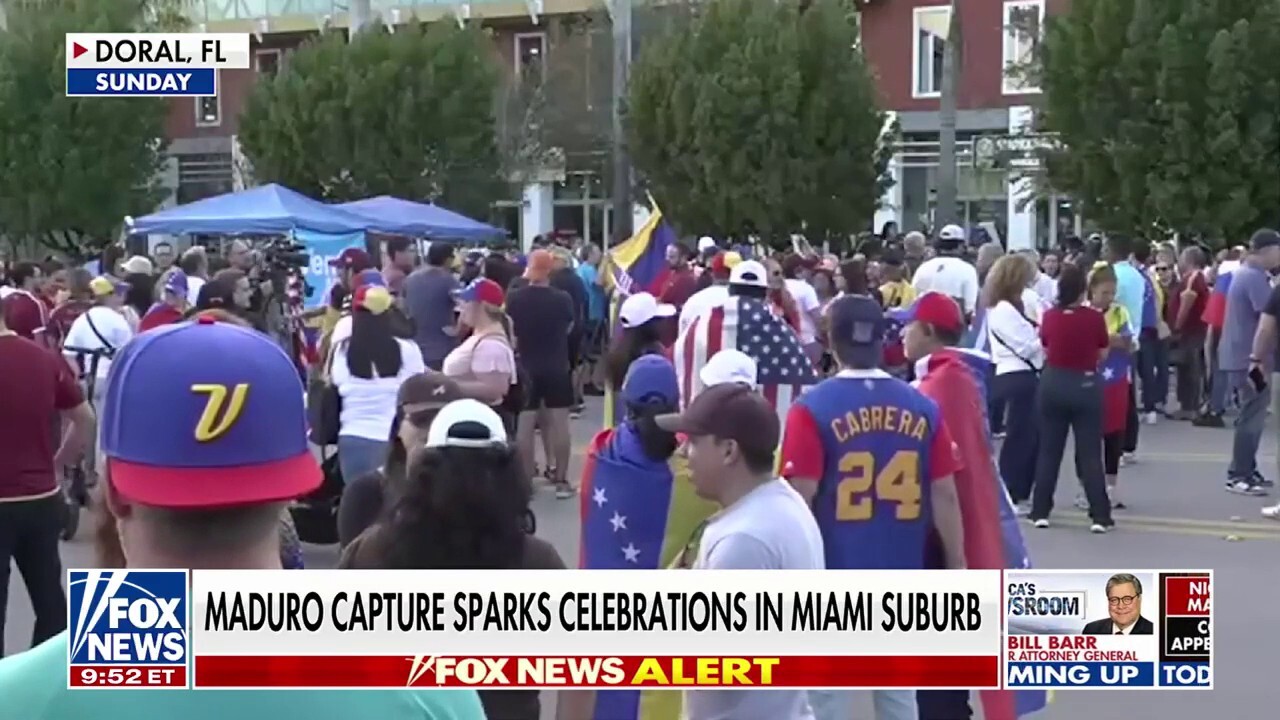 Fox News correspondent Danamarie McNicholl has the latest on reaction in Miami to the capture of Nicolas Maduro on 'America's Newsroom.'