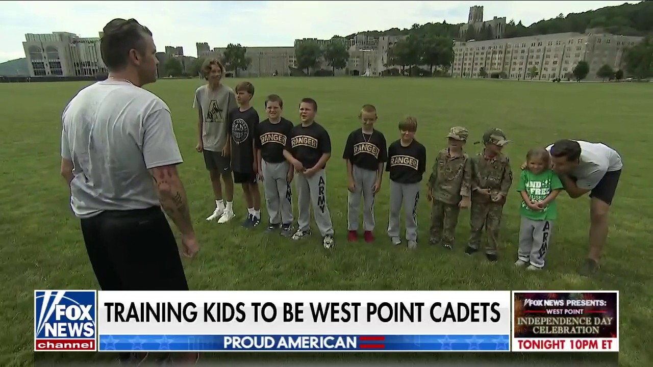 Pete Hegseth, Will Cain hold mock West Point Cadet training with their kids