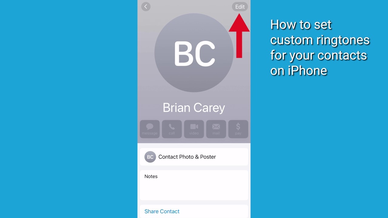 How to set ringtones for your contacts
