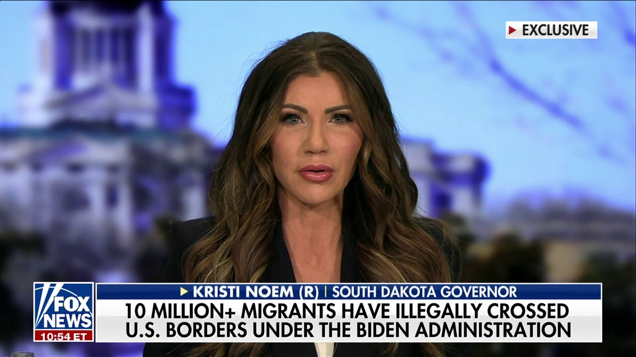 Democrats have been encouraging Biden to come after states' rights: Kristi Noem