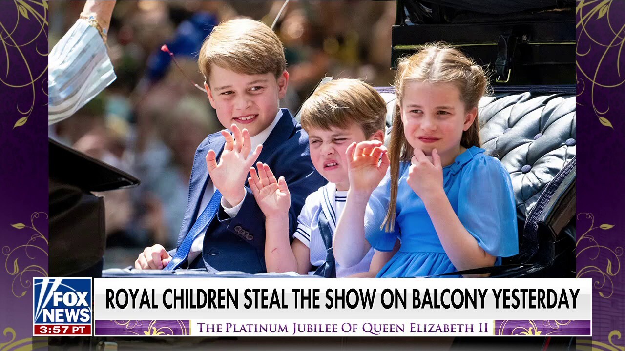 Children of royal family steal the show at Jubilee 