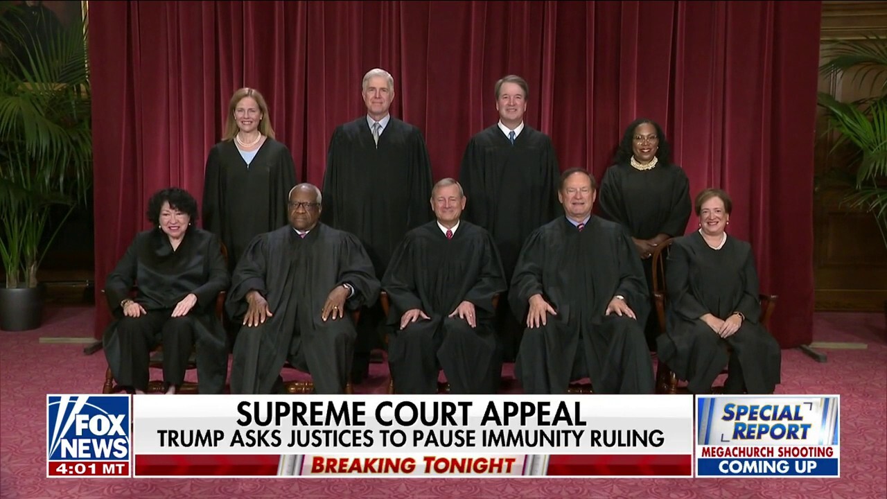 Trump officially files appeal to Supreme Court, asking to pause immunity ruling