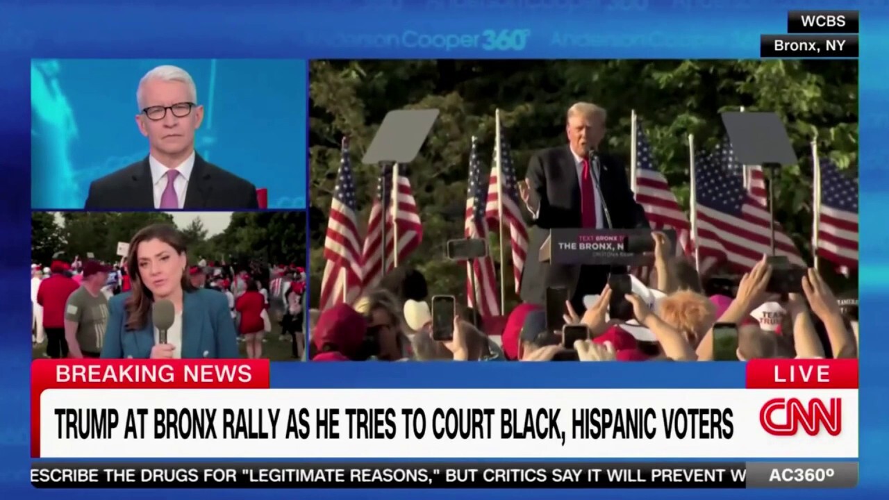 CNN reporter surprised by size of pro-Trump rally in 'one of the bluest counties in the entire country'