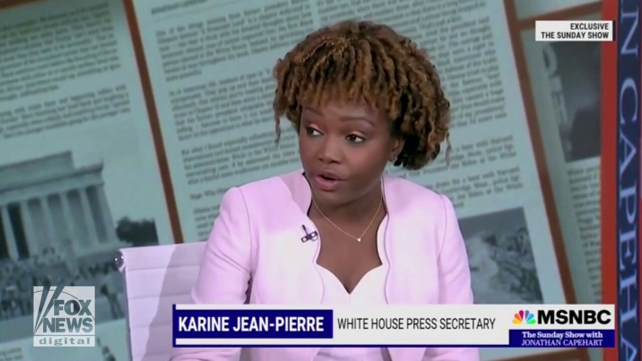 MSNBC doesn't ask Karine Jean-Pierre about claim that migrants are not just 'walking over' the border