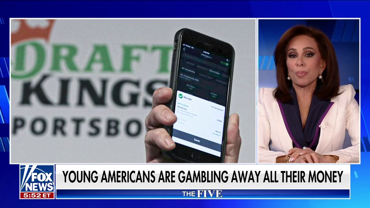 'The Five' co-hosts discuss the explosion of legalized gambling and how it's capturing young Americans by storm.