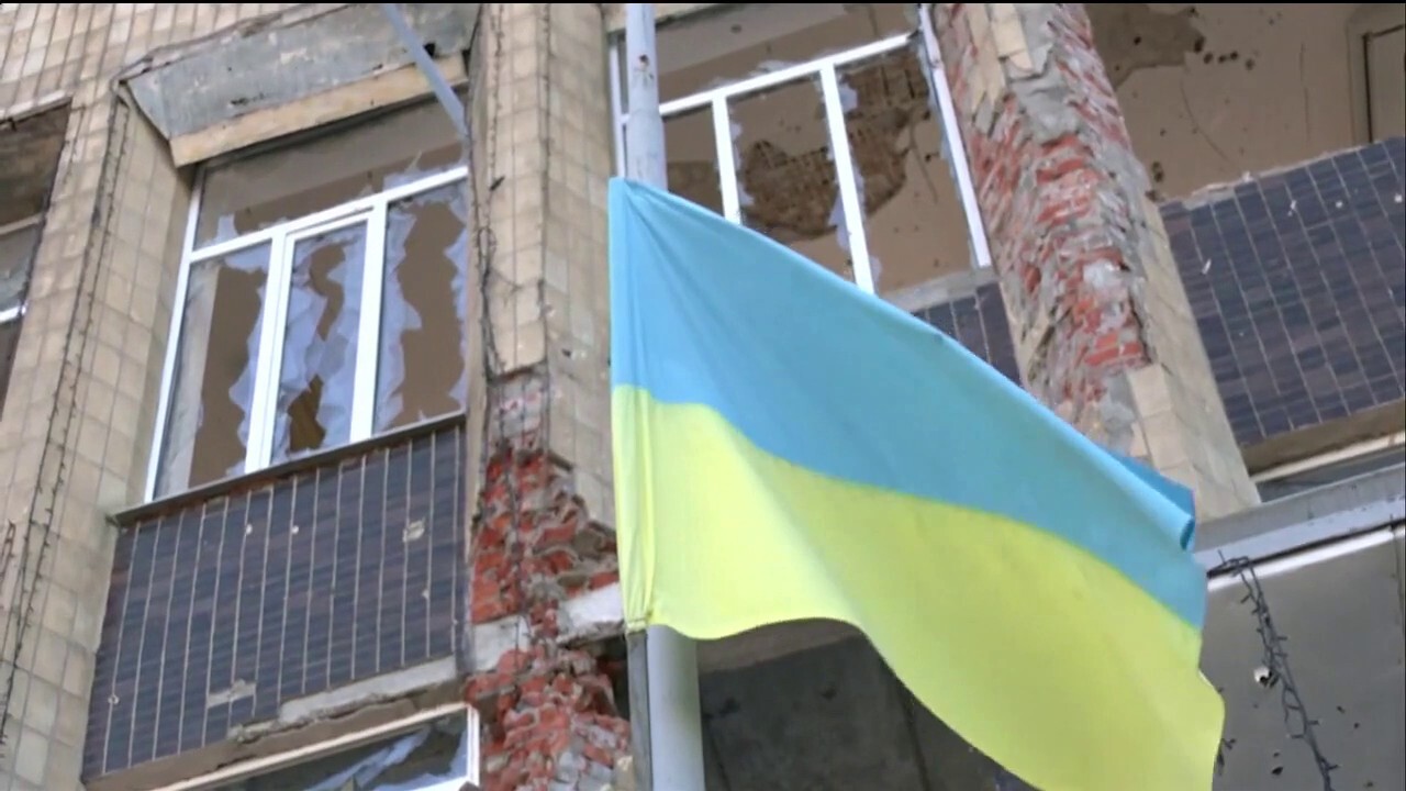 Ukrainian village liberated from Russian occupation echoes horrors of war