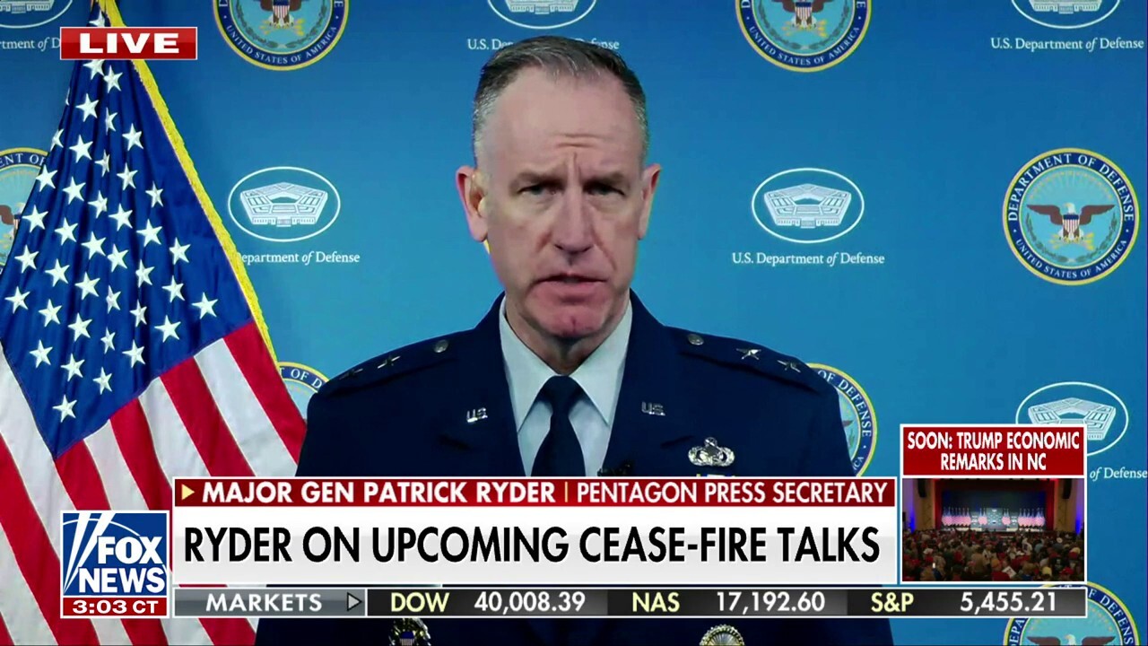 Pentagon press secretary Maj. Gen. Pat Ryder shares details about the upcoming cease-fire talks between Israel and Hamas on ‘Your World.’