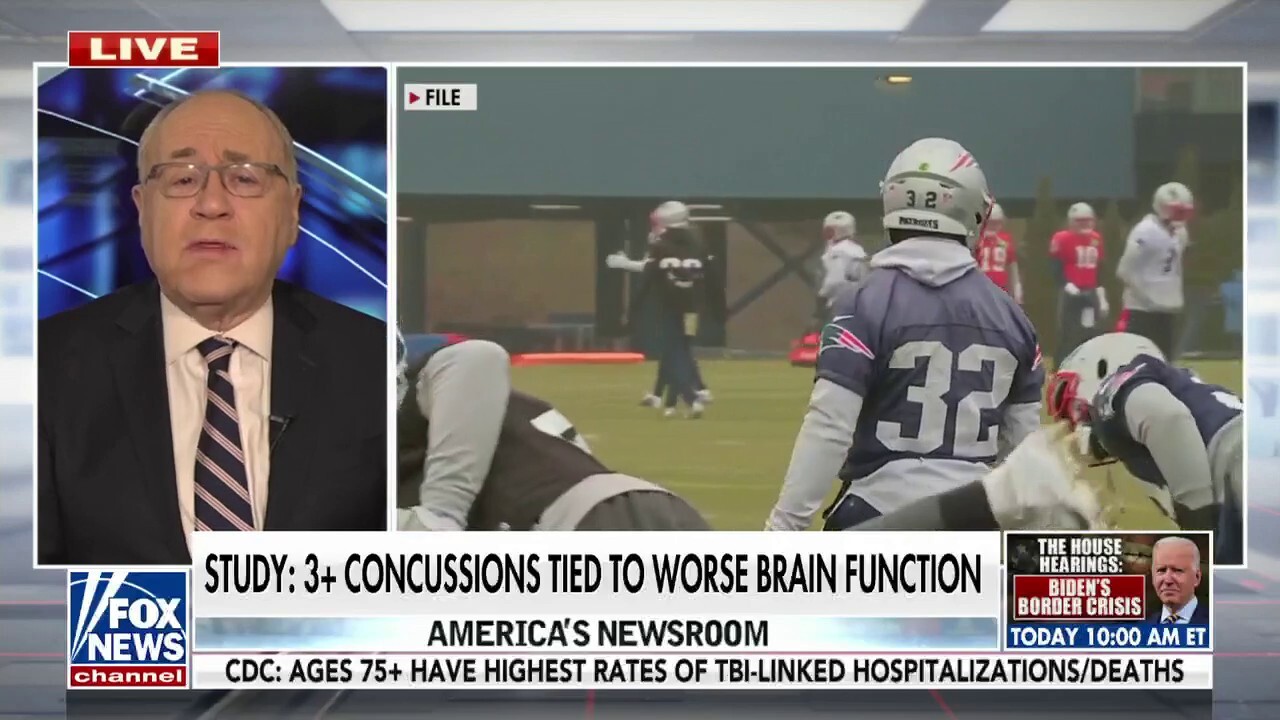 Multiple concussions tied to worse brain function