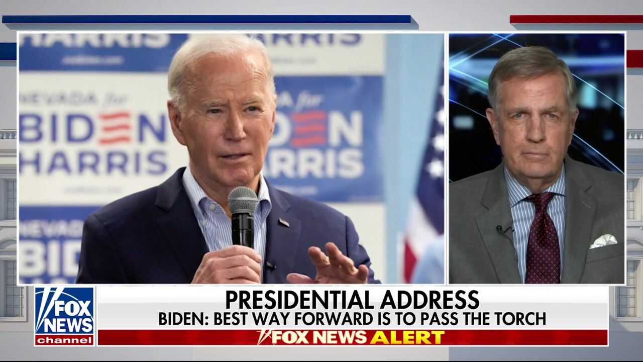 Brit Hume: It suddenly dawned on Biden that it was time for a new generation of leaders?
