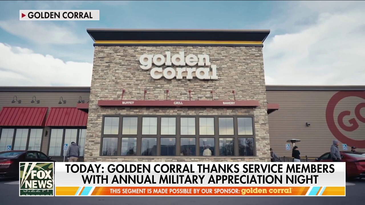 Golden Corral offering free meals for service members and veterans to commemorate Veterans Day.