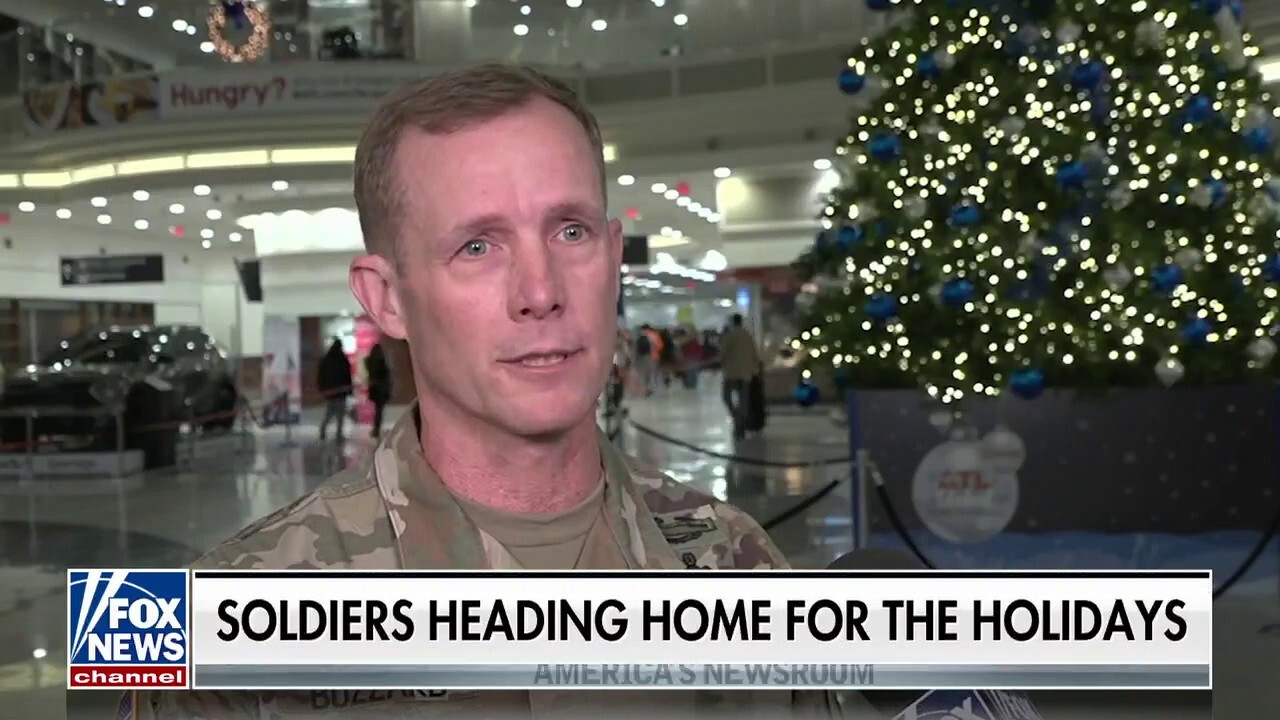 Soldiers speak to Fox News as they head home for the holidays 