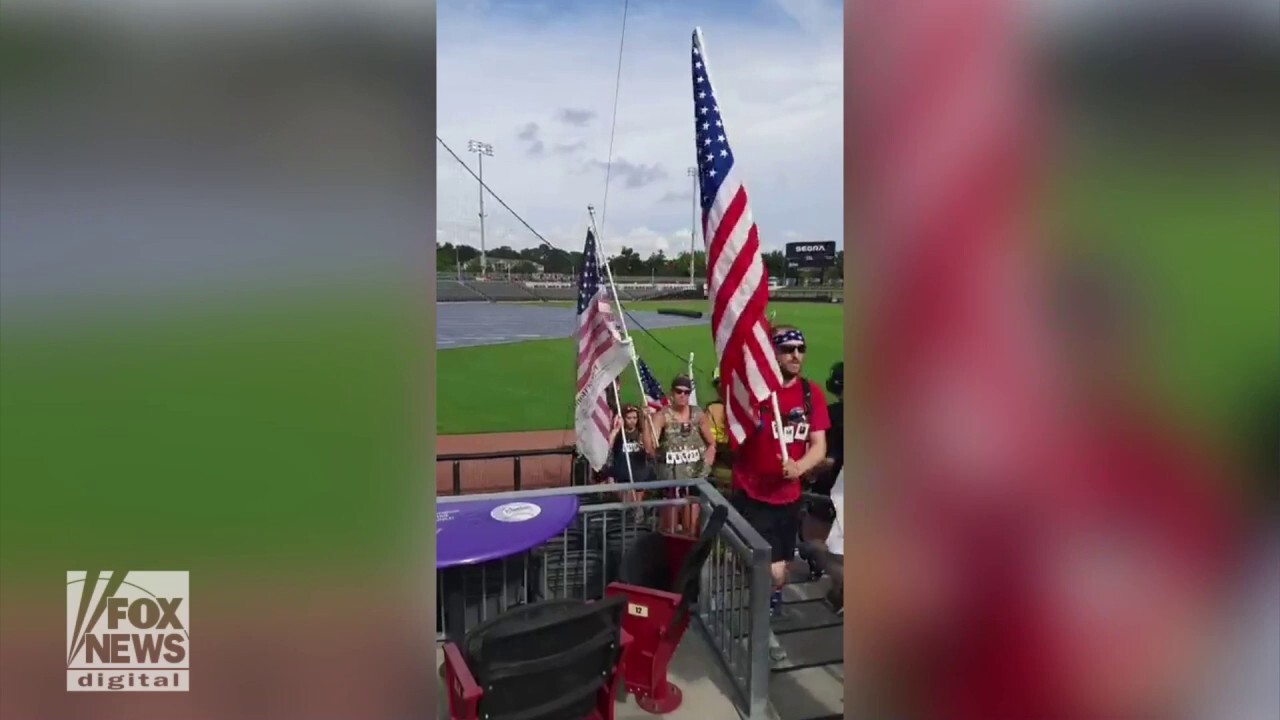 Firefighters honor 9/11 first responders by climbing 2,100 stadium stairs