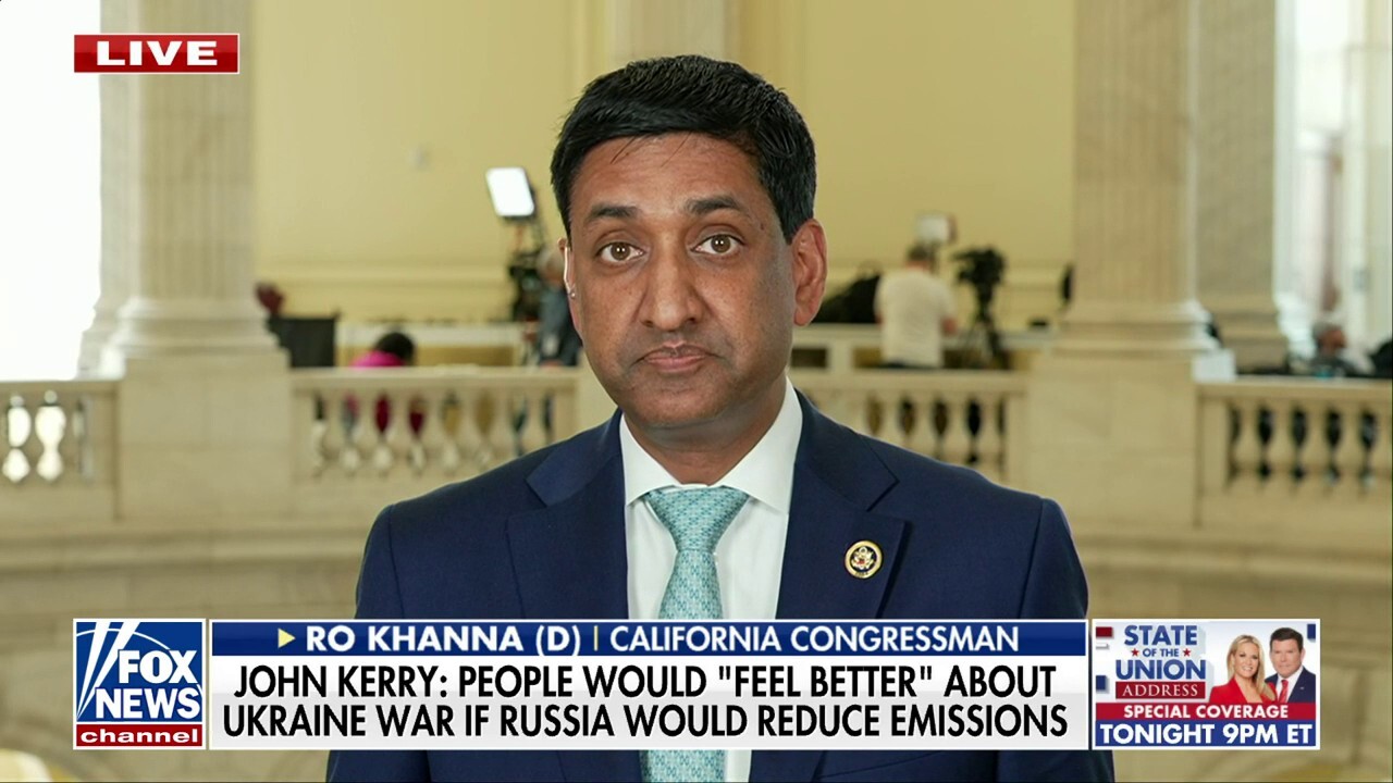 Rep. Ro Khanna hits John Kerry for 'absurd' comment on Putin: 'I can't defend that'