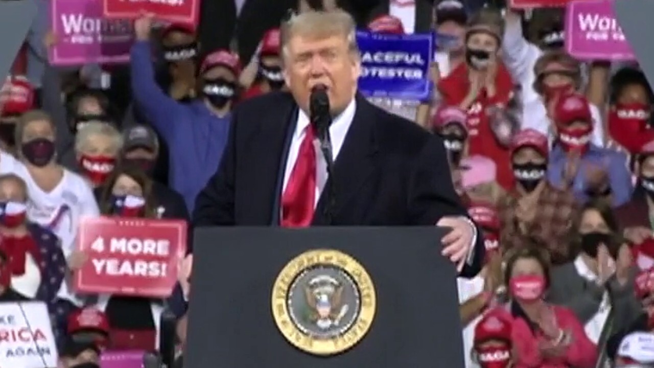 President Trump rallies North Carolina voters as the 2020 election nears