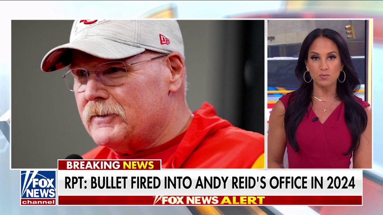 Bullet fired into Andy Reid's office in 2024, new report reveals