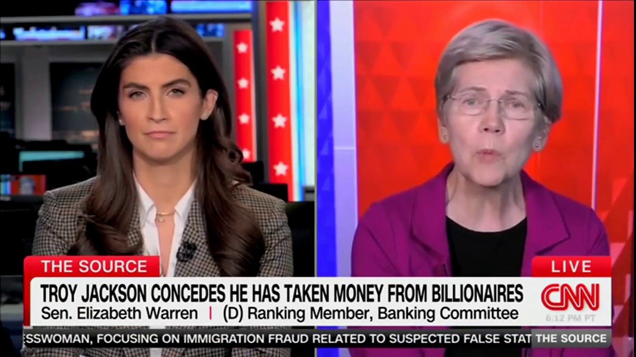 Elizabeth Warren confronted on Democrats accepting billionaire donations