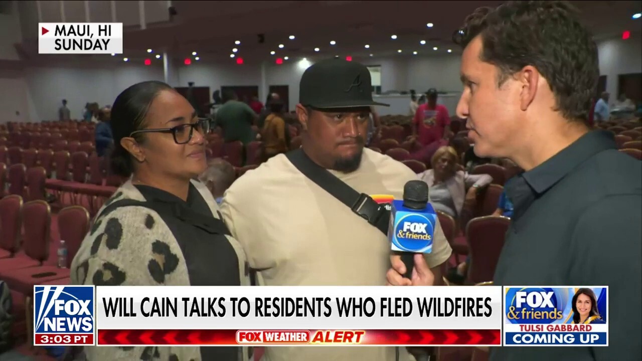 Will Cain visits Maui following devastating wildfires