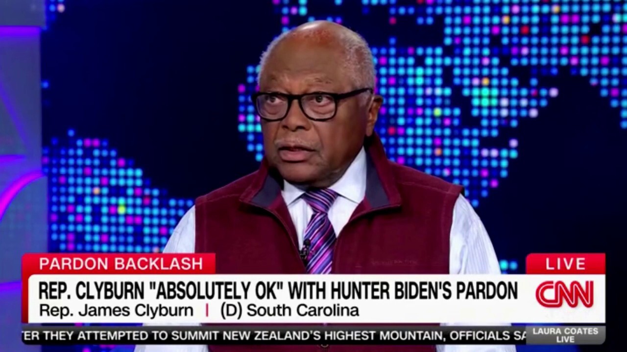 Dem Rep. Clyburn admits he urged Biden to pardon his son: ‘Needed to do this’