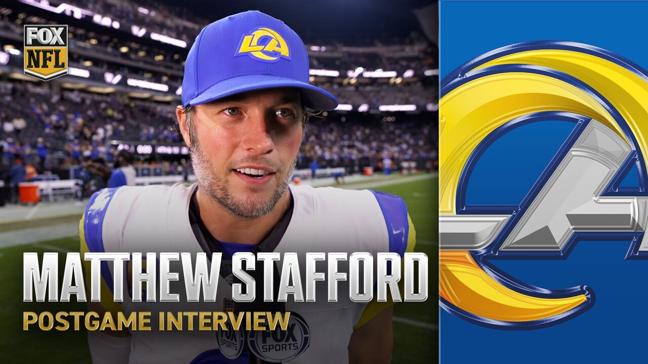 Matthew Stafford on Rams' DOMINANT win over Raiders &amp; becoming franchise's all-time TD passes leader