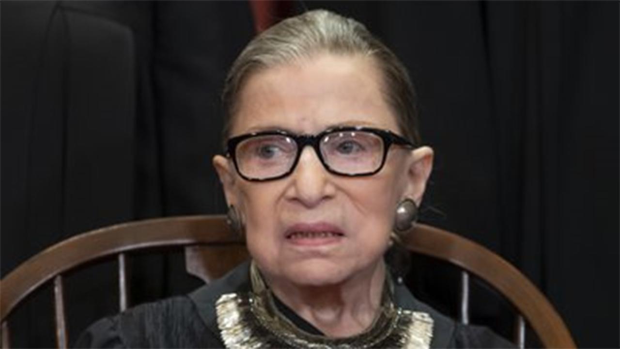Supreme Court Justice Ruth Bader Ginsburg speaks at a Georgetown University Law Center forum
