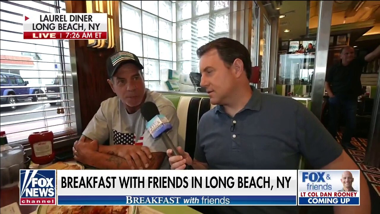Todd Piro hears from Long Beach, NY residents during 'Breakfast with Friends'