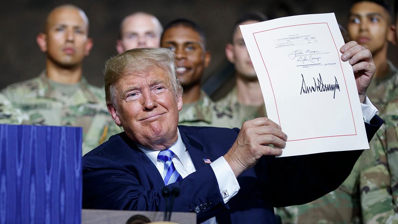 Trump signs $716 billion National Defense Authorization Act