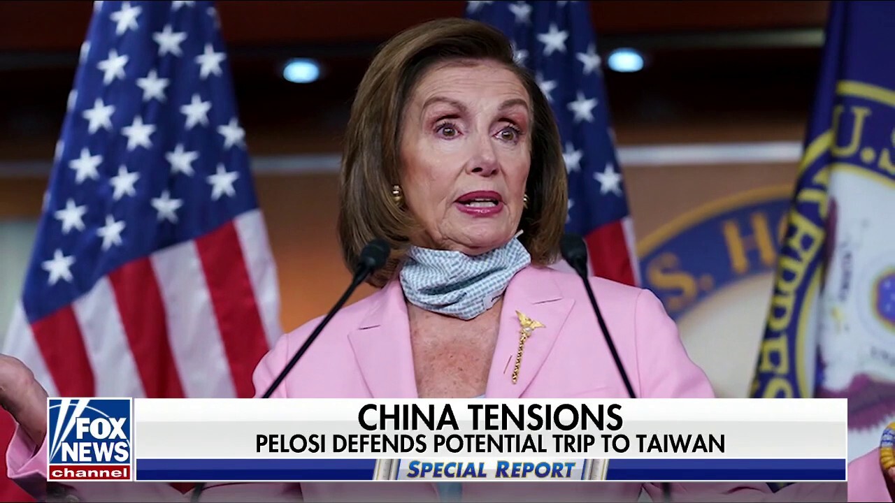 Nancy Pelosi defends potential trip to Taiwan despite rising tensions