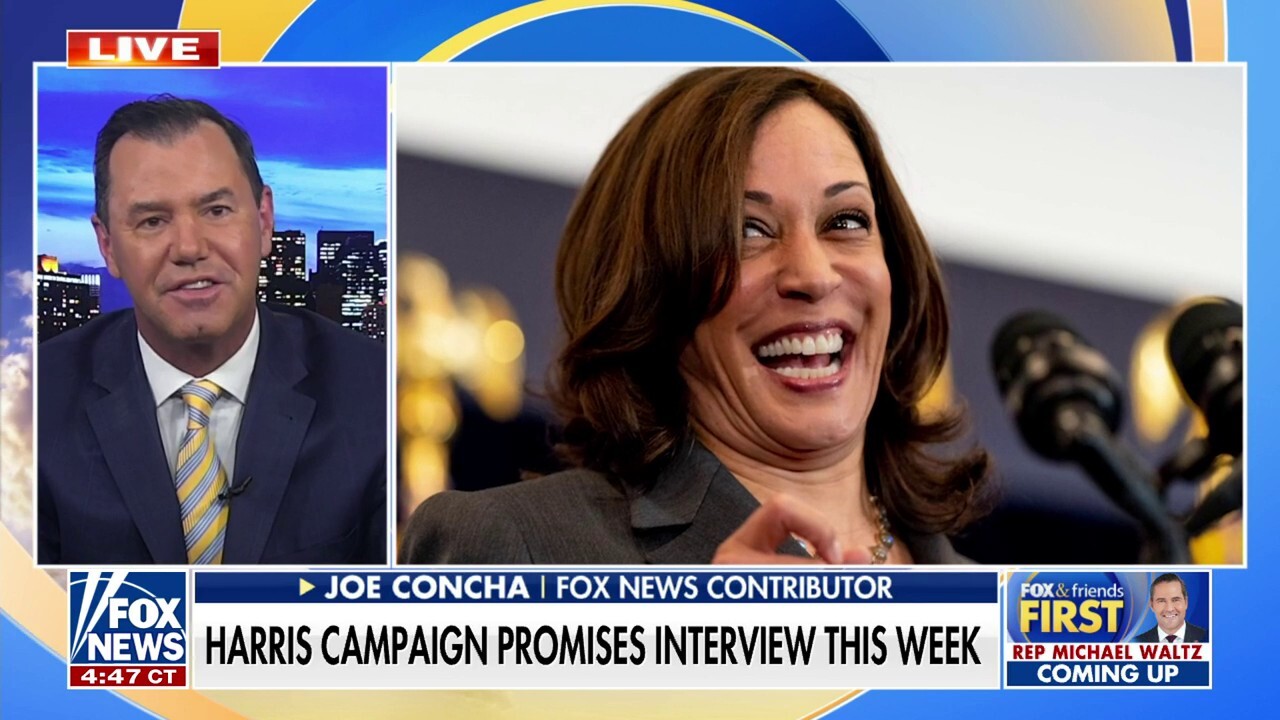 Joe Concha: It's 'pathetic' Kamala Harris has avoided the press 